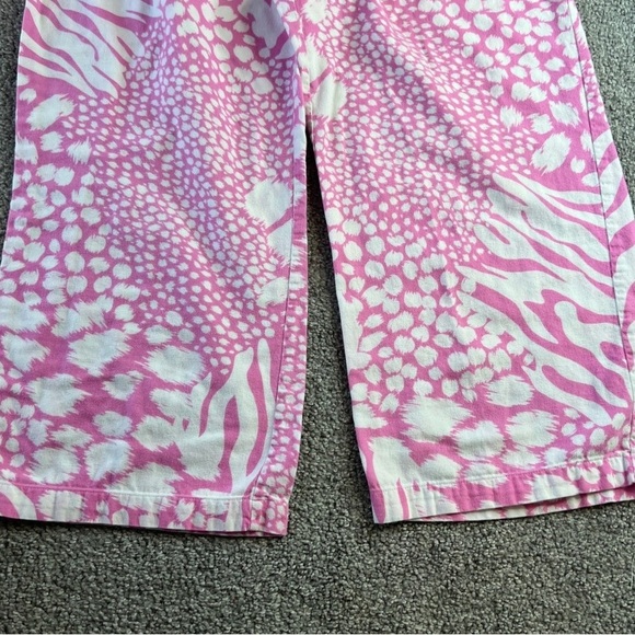Pink Patterned Women's Pajama Set - Picture 6 of 7